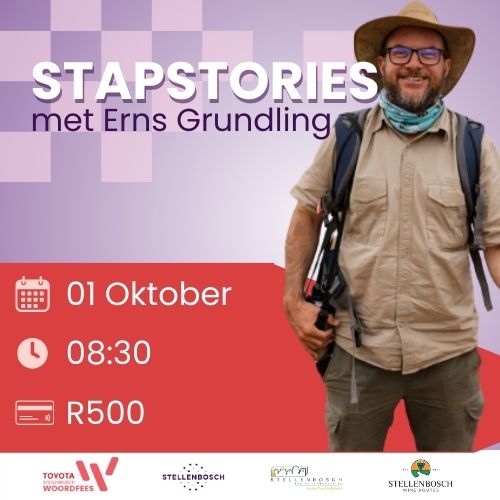 Stapstories met Erns Grundling